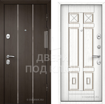 Входная уличная дверь с установкой ДПК-8032