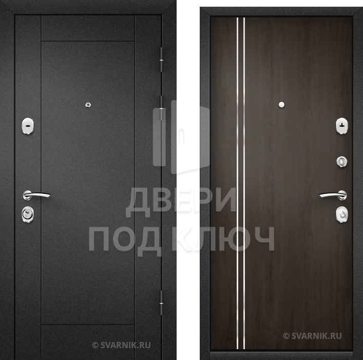 Входная дверь с замками Kale на дачу ДПК-6828